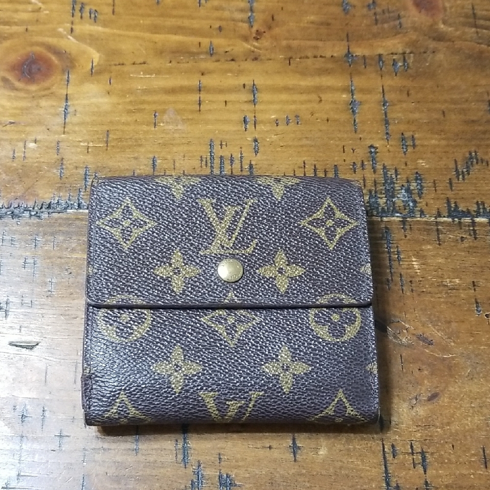 Louis Vuitton Brown and Gold Monogram Wallet